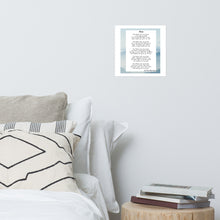 Load image into Gallery viewer, "Home" - Original Poem by Anne Marie Brown for nursery decor, children's room decor