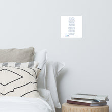 Load image into Gallery viewer, "For My Children" - Poem Print - Mountain Design