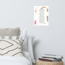 Load image into Gallery viewer, "Pretty: For My Daughter" - Poem for Nursery, Girls' Room Decor